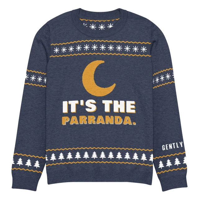It's the Parranda knit sweater, front